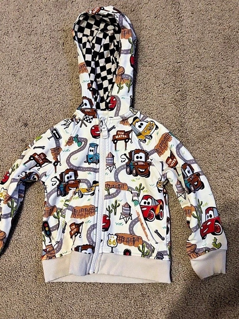 🚗Disney Little Sleepies
Disney Pixar Cars Zip Hoodie Boys 2T